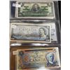 Image 1 : Lot Of Canadian Bills 1 Dollar Bill + (5) Five Dollar Bills