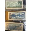 Image 2 : Lot Of Canadian Bills 1 Dollar Bill + (5) Five Dollar Bills