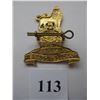 Image 2 : CANADIAN PROVOST CORPS CAP BADGE - KINGS CROWN