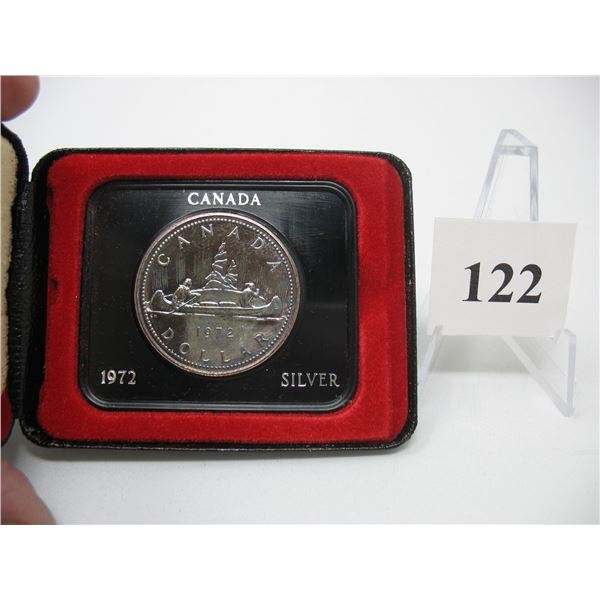 1972 CANADIAN CASED SILVER DOLLAR