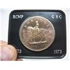 Image 2 : 1973 CANADIAN CASED SILVER DOLLAR - R.C.M.P. Centennial