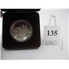 Image 1 : 1990 CANADIAN CASED SILVER DOLLAR - HENRY KELSEY'S EXPLORATION