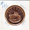 Image 1 : 1 OUNCE COPPER  .999 FINE - TITANIC