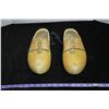 Image 1 : Pair Vintage Wood Shoes