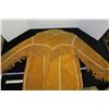 Image 3 : Vintage Buckskin Fringed Jacket, Lined, Approx. Men's M/Womens L