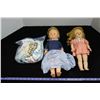 Image 1 : 2 Vintage Dolls, 50's-60's, 1 Regal brand + Doll clothes