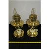 Image 2 : Pair Electric Brass Aladdin Lamps