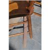 Image 5 : 9 Antique Pressed Back Chairs w/ Wooden Spindles