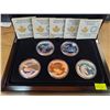 Image 1 : 2016 $20 FINE SILVER COIN SET 'GEOMETRY IN ART' 5 COIN SET