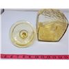 Image 6 : Federal glass madrid amber biscuit jar (no chips or cracks)