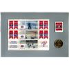 Image 2 : 1909-2009 CANADA HABS COIN & STAMP SET