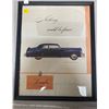 Image 1 : 1946 Lincoln Framed Advertising 11.5"x14.5"