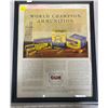 Image 1 : 1946 Olin Framed Advertising 11.5"x14.5"