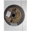 Image 4 : Wood machine spool with linen thread, 11” high