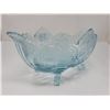 Image 3 : Footed fruit bowl, 11”x7”, light blue, 1960’s
