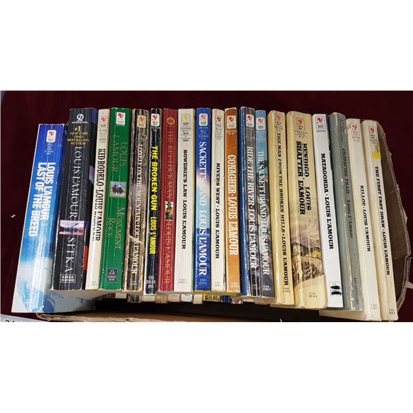 Lot Louis Lamour Books Schmalz Auctions lot-louis-lamour-books-schmalz-auctions