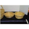 Image 2 : 3 Wicker Baskets