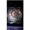 Image 3 : 1896 Indian Head Penny In Belt Buckle