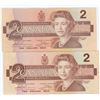 Image 4 : 6 Canadian 2 Dollar Bills