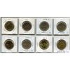 Image 1 : Eight Nickel/Bronze One Dollar Coins from P/L sets