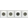 Image 2 : 1935, 1937, 1938, 1939 Canadian Silver Twenty-five cent Coins