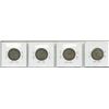 Image 2 : 1918, 1919, 1931, 1932 Canadian Silver Twenty-five cent Coins