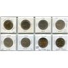 Image 1 : Eight Nickel/Bronze One Dollar Coins from P/L sets