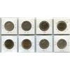 Image 2 : Eight Nickel/Bronze One Dollar Coins from P/L sets