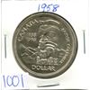 Image 1 : 1958 British Columbia Canadian Silver Dollar