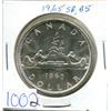 Image 1 : 1965 Small Baeds, Blunt Five Canadian Silver Dollar