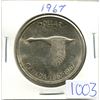 Image 1 : 1967 Canadian Silver Dollar