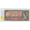 Image 1 : 1954 Canadian 2 Dollar Bill