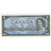Image 1 : 1954 Canadian 5 Dollar Bill