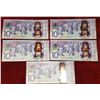 Image 1 : 5 X 2017 Canadian 10 Dollar Bills In sequence 426-430
