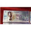 Image 4 : 5 X 2017 Canadian 10 Dollar Bills In sequence 426-430
