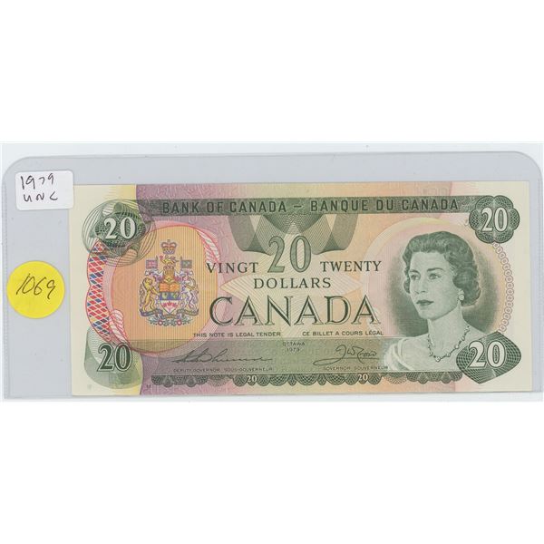 1979 Canadian 20 Dollar Bill