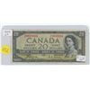 Image 1 : 1954 Canadian 20 Dollar Bill DEVIL'S FACE Note