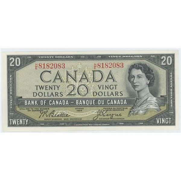 1954 Canadian 20 Dollar Bill