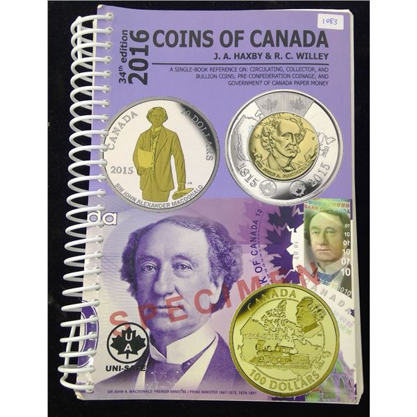 2016 Coins of Canada - 34th Edition