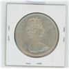 Image 2 : 1966 Canadian Dollar Coin AU LARGE BEADS