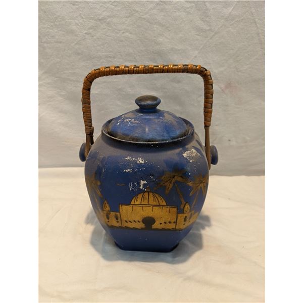 antique japanese biscuit jar