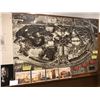 Image 6 : Disney Studios 1960's Oversized 6 ft Disneyland Aerial Map