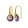 Image 1 : Genuine 11.50 ctw Amethyst Earrings 14KT Yellow Gold - REF-74K6V
