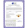Image 2 : Genuine 1.02 ctw Citrine & Diamond Ring 14KT Yellow Gold - REF-28X3M