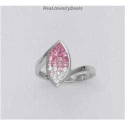 Swarovski Crystals Sterling Silver RING NEW BIG