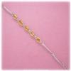 Citrine Tennis Bracelet Sterling Silver SOLID