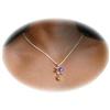 Image 3 : Citrine Amethyst Garnet Necklace Solid Silver