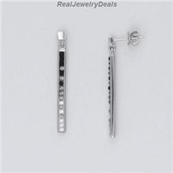 Swarovski Crystals 925 Silver Earrings Dangle NEW