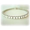 Image 1 : 18K WHITE GOLD 9Carat DIAMOND TENNIS BRACELET 8”