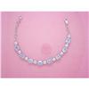 Sterling Silver Genuine Blue Topaz Bracelet NEW